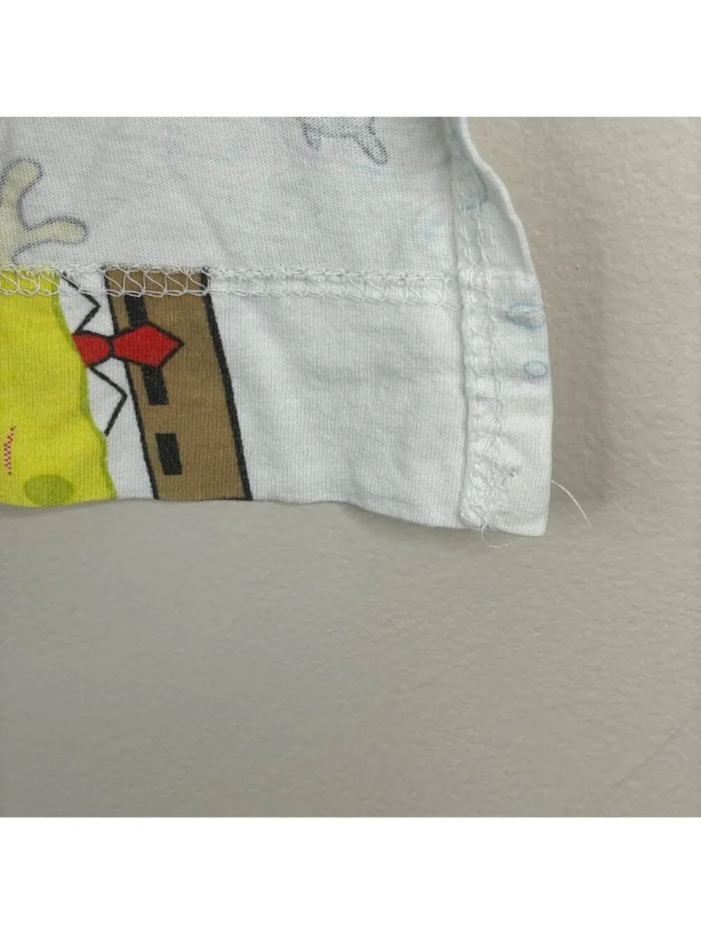 Spongebob Squarepants Flat Twin Bed Sheet Flannel Squidward Plankton 91